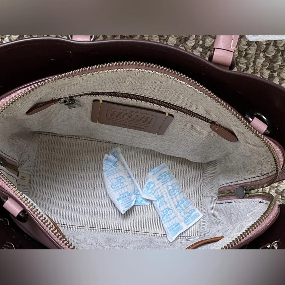 🌸COACH DAKOTAH SATCHEL TEA ROSE in DUSTY ROSE - Picture 14 of 16